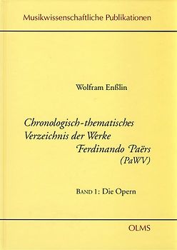 Chronologisch-thematisches Verzeichnis der Werke Fernando Paërs