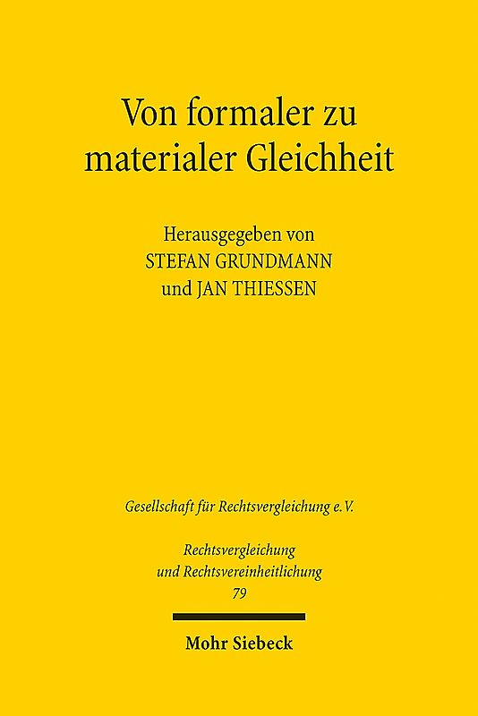 Von formaler zu materialer Gleichheit