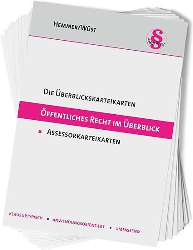 Überblickskarteikarten Assessor: Öffentliches Recht im Überblick