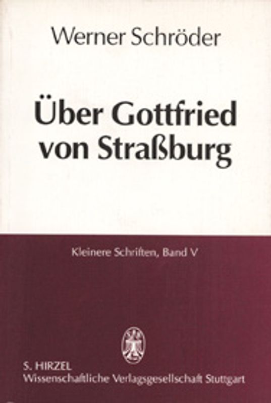 Über Gottfried von Straßburg