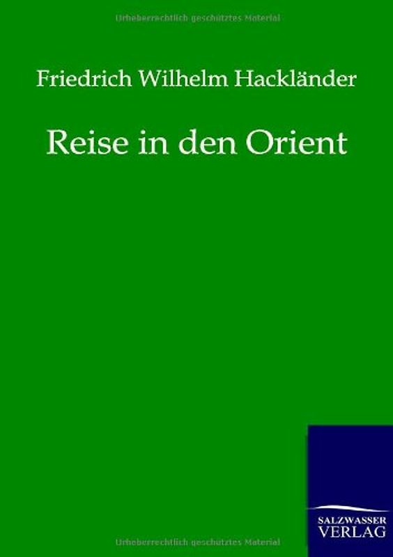 Reise in den Orient