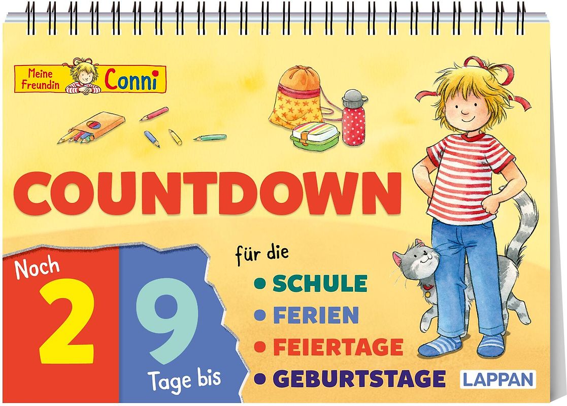 Countdown für die Schule mit Conni