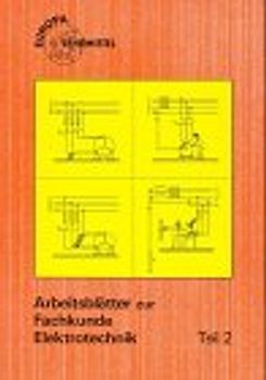Arbeitsblätter zur Fachkunde Elektrotechnik