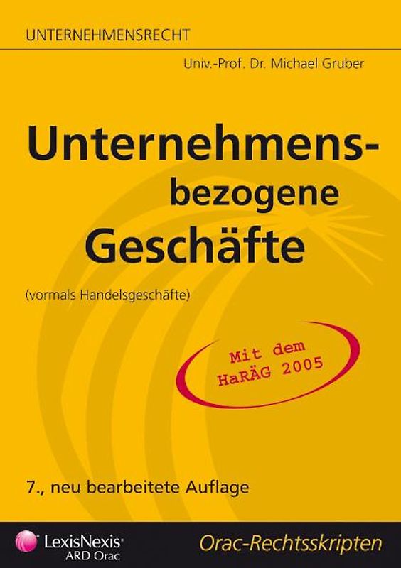 Handelsrecht - Unternehmensbezogene Geschäfte (vorm: Handelsgeschäfte)
