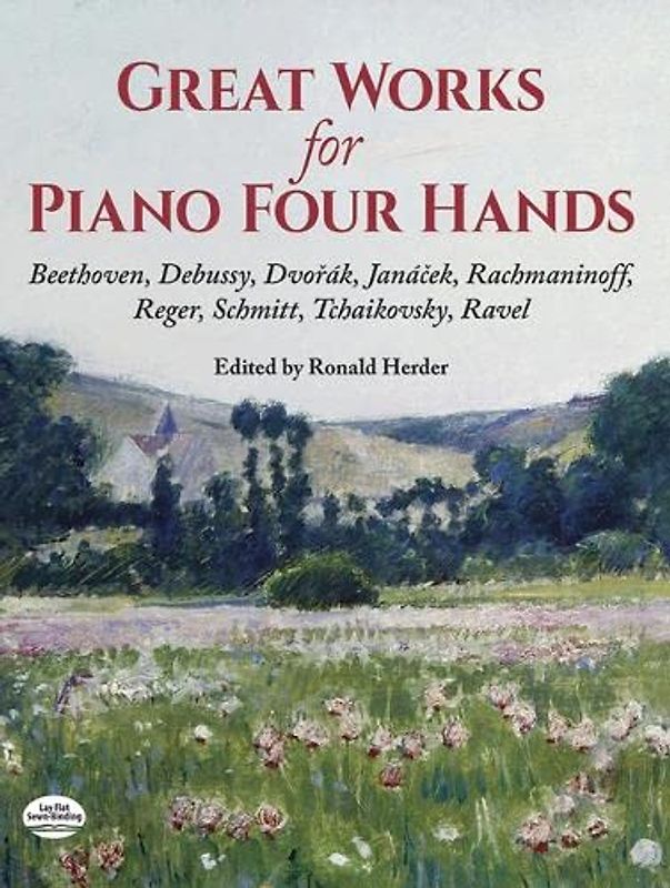 Great Works -For Piano Four Hands-: Noten für Klavier 4-händig (Dover Music for Piano)