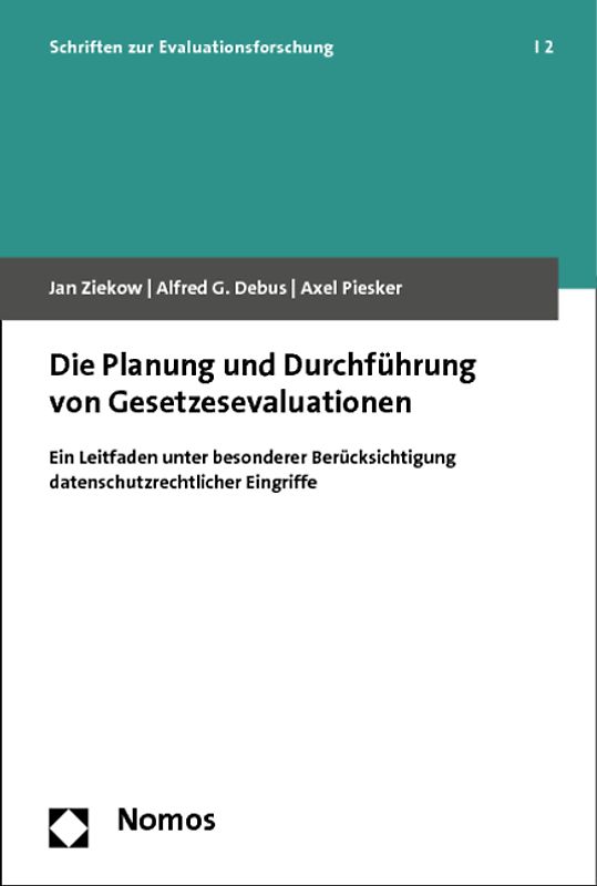 Die Planung und Durchführung von Gesetzesevaluationen