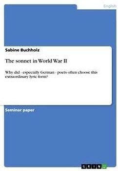 The sonnet in World War II