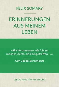 Felix Somary, Erinnerungen aus meinem Leben