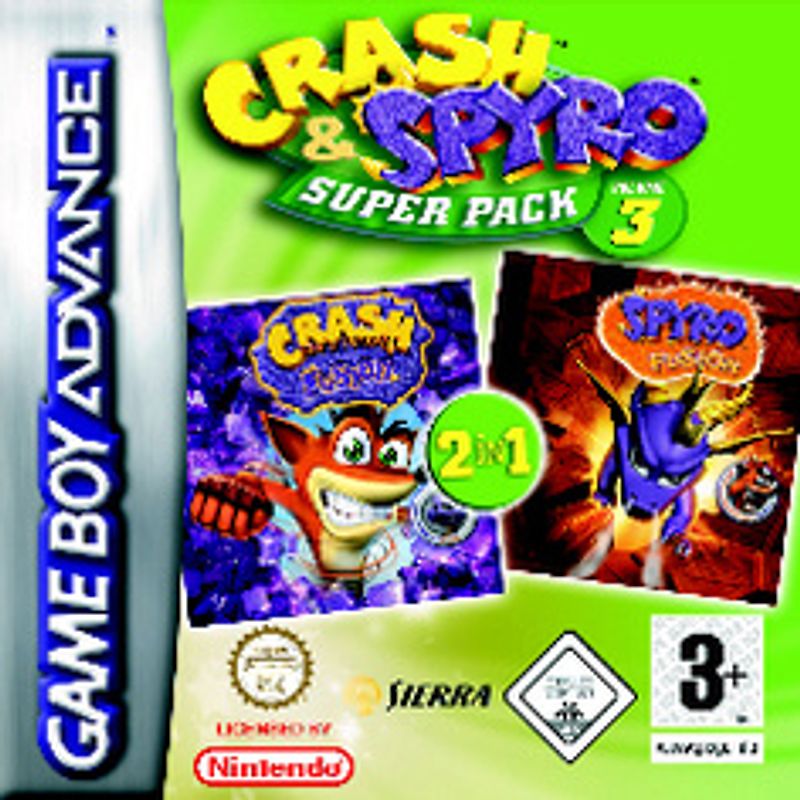 Crash & Spyro Super Pack Vol. 3 Nintendo Game Boy Advance