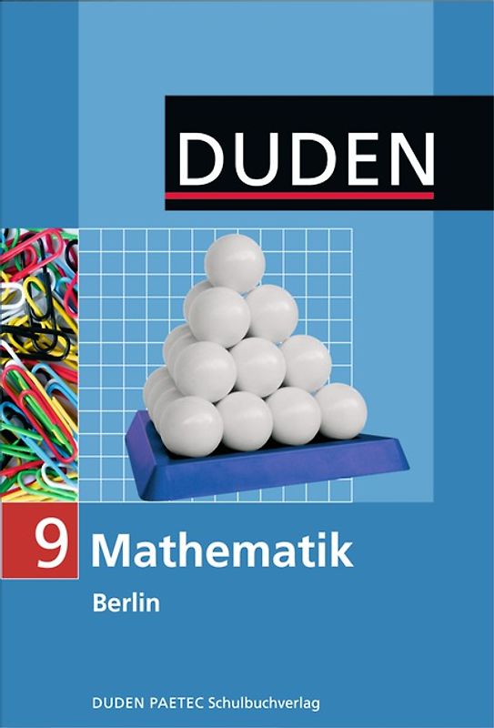 Duden Mathematik - Sekundarstufe I - Berlin / 9. Schuljahr - Schülerbuch