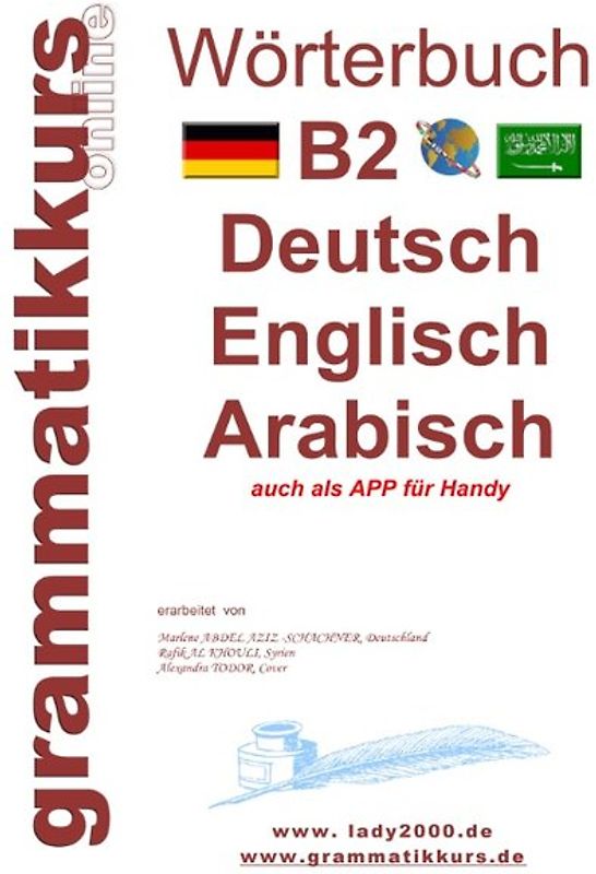 Wörterbuch B2 Deutsch - Englisch - Arabisch - Syrisch