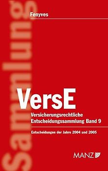 Versicherungsrechtliche Entscheidungen / Entscheidungssammlung - Registerband I