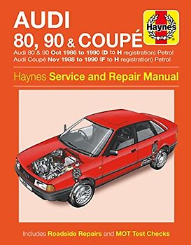 Audi 80, 90 & Coupe Petrol (Oct 86 - 90) Haynes Repair Manual