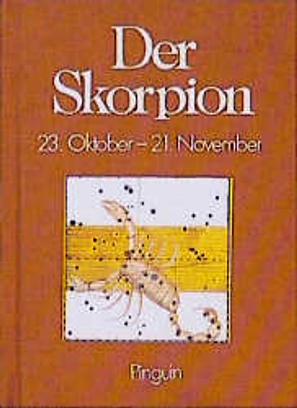 Tierkreiszeichen. Skorpion 23.Oktober bis 21.November