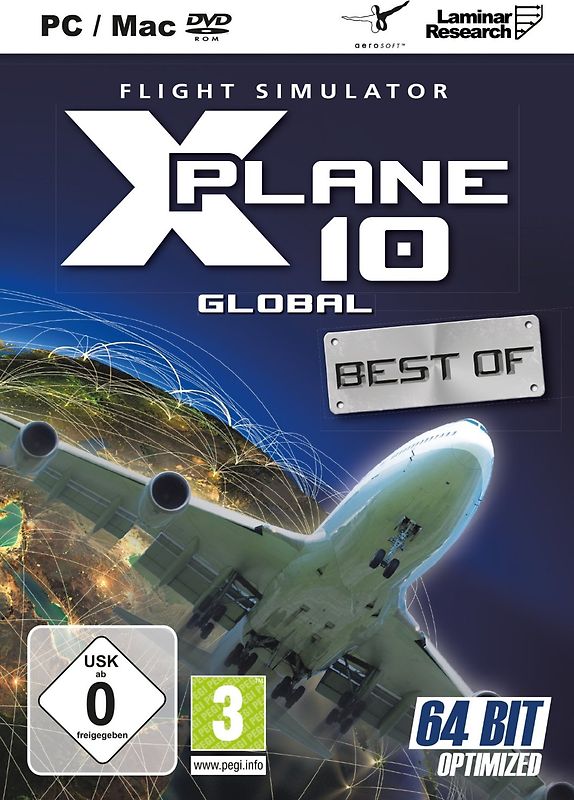 X-Plane 10 Global [Steelbook, 8 Discs] PC Spiele