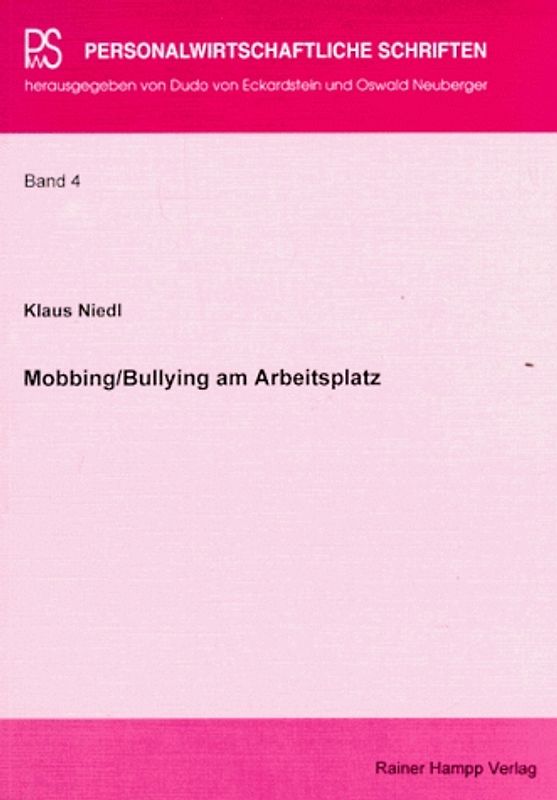 Mobbing /Bullying am Arbeitsplatz