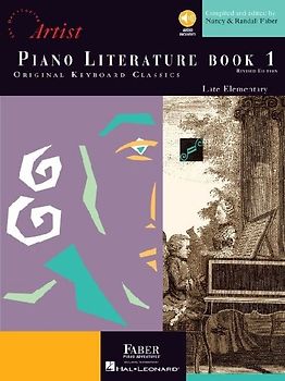 Piano Literature - Book 1 Developing Artist Original Keyboard Classics Book/Online Audio