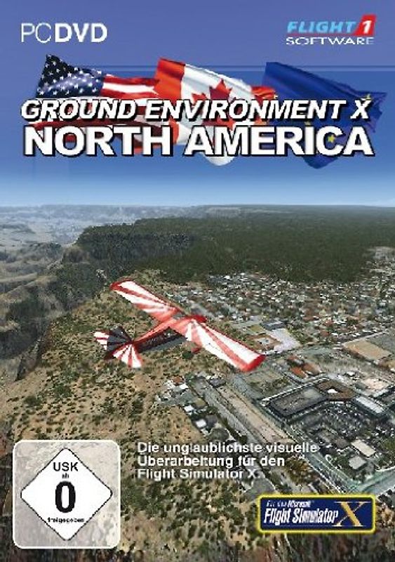 FSX AddOn: Flight 1 Ground Environ. North America PC Spiele