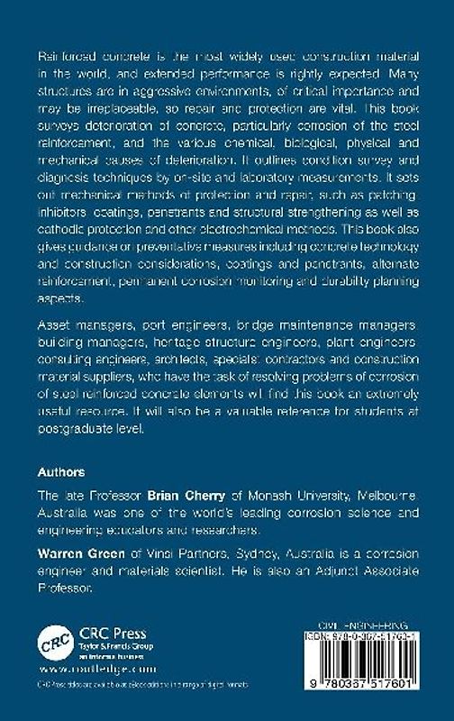 Corrosion and Protection of Reinforced Concrete