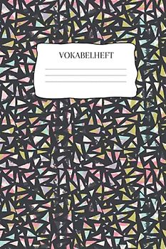 Vokabelheft: Vokabelheft Muster, A5, 60 Seiten mit je 3 Spalten