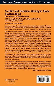 Conflict and Decision Making in Close Relationships