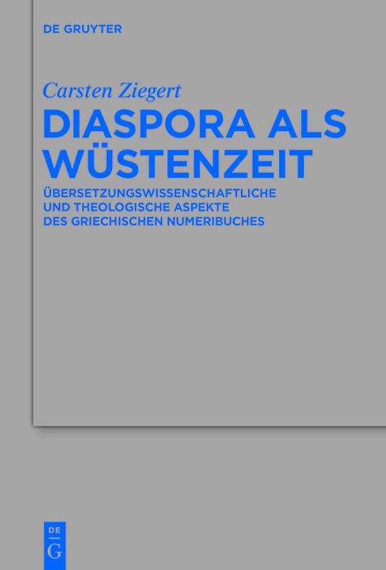 Diaspora als Wüstenzeit