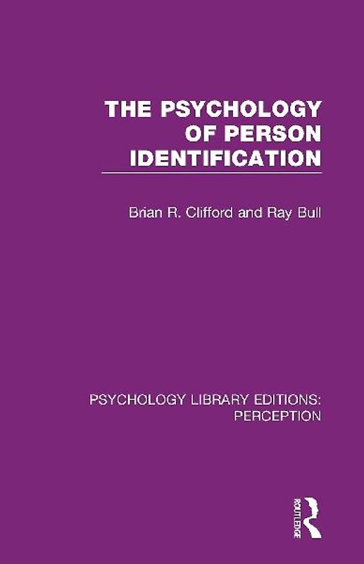 The Psychology of Person Identification