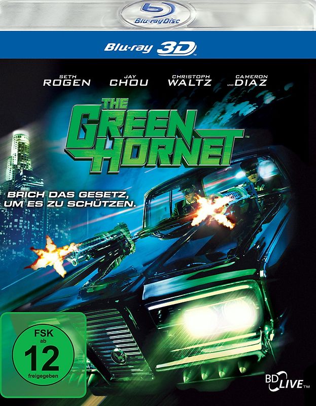 The Green Hornet 3D 3D Blu-ray Disc