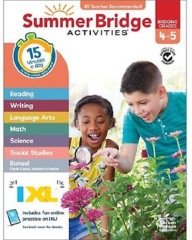 Summer Bridge Activities, Grades 4 - 5