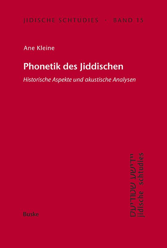 Phonetik des Jiddischen