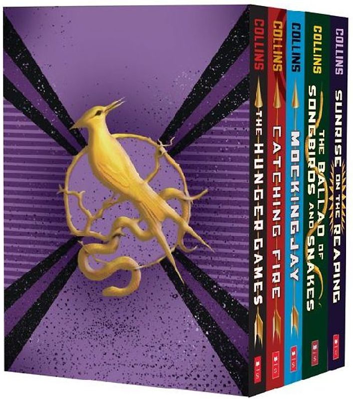 Hunger Games 5-Book Paperback Box Set (the Hunger Games, Catching Fire, Mockingjay, the Ballad of Songbirds and Snakes, Sunrise on the Reaping)