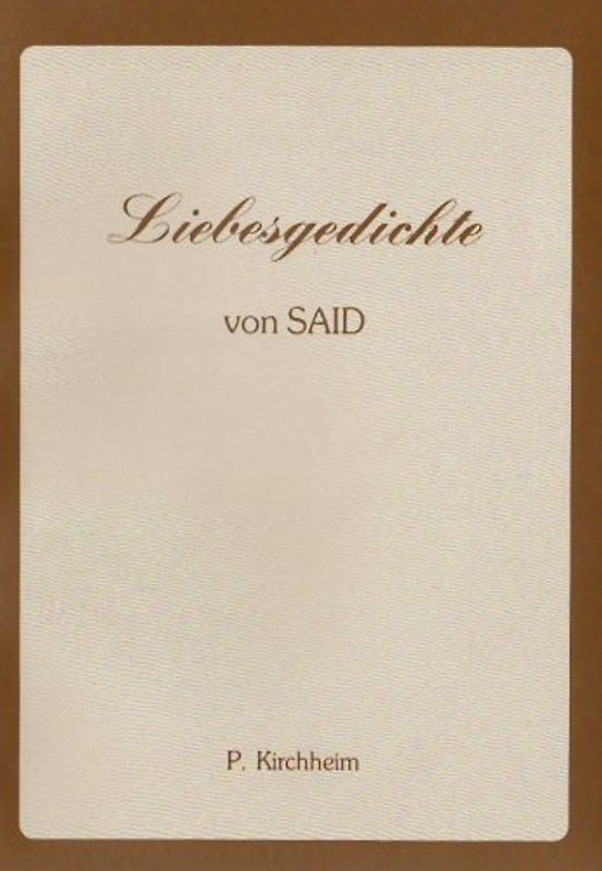 Liebesgedichte von SAID