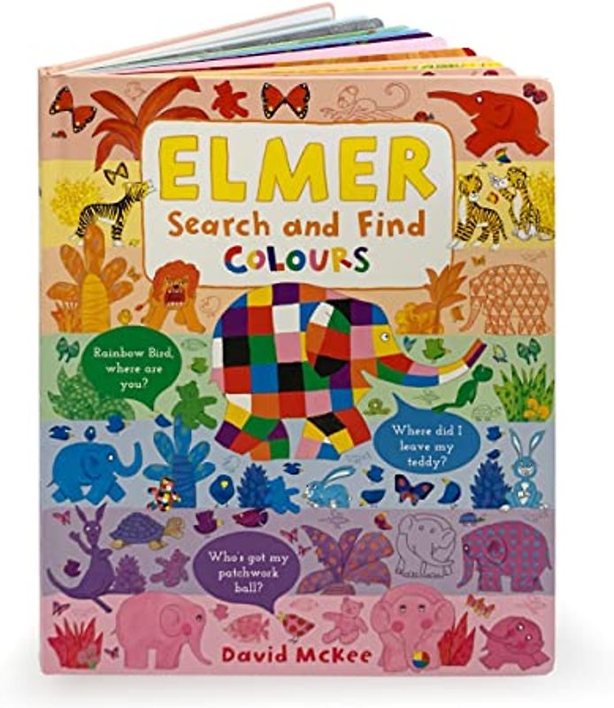Elmer Search and Find Colours