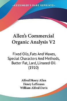 Allen's Commercial Organic Analysis V2