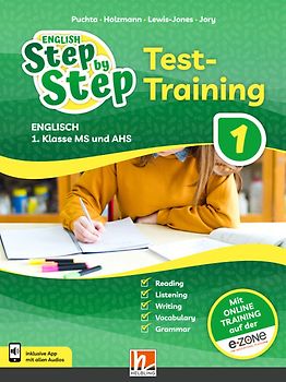 ENGLISH Step by Step 1 (Lehrplan 2023) | Test-Training