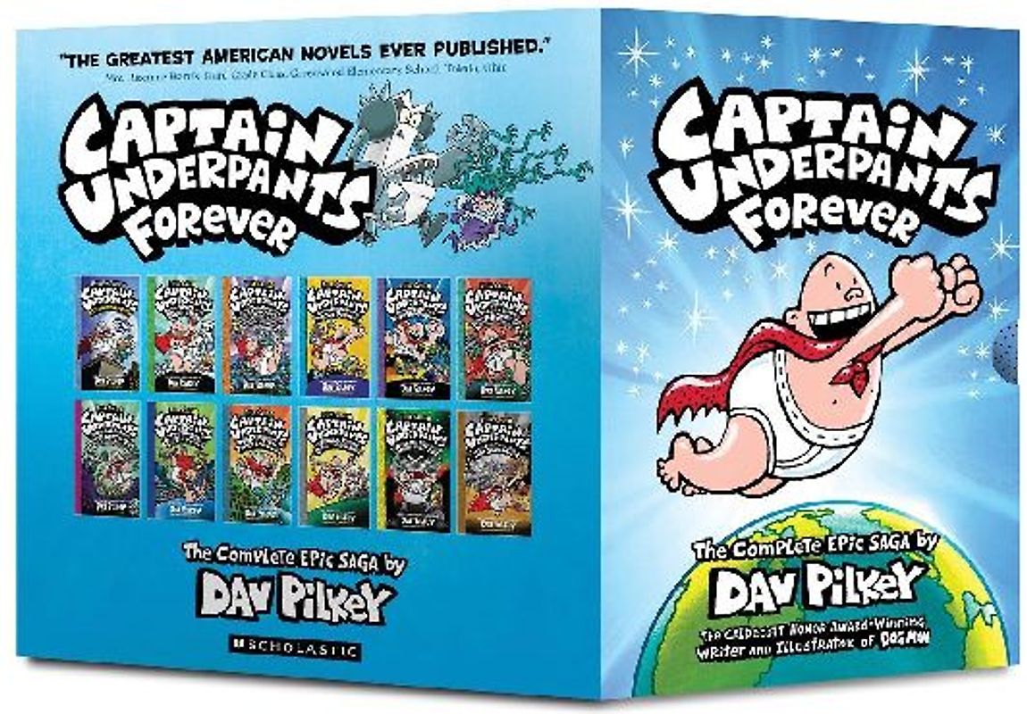Captain Underpants Forever Box set (#1-12)
