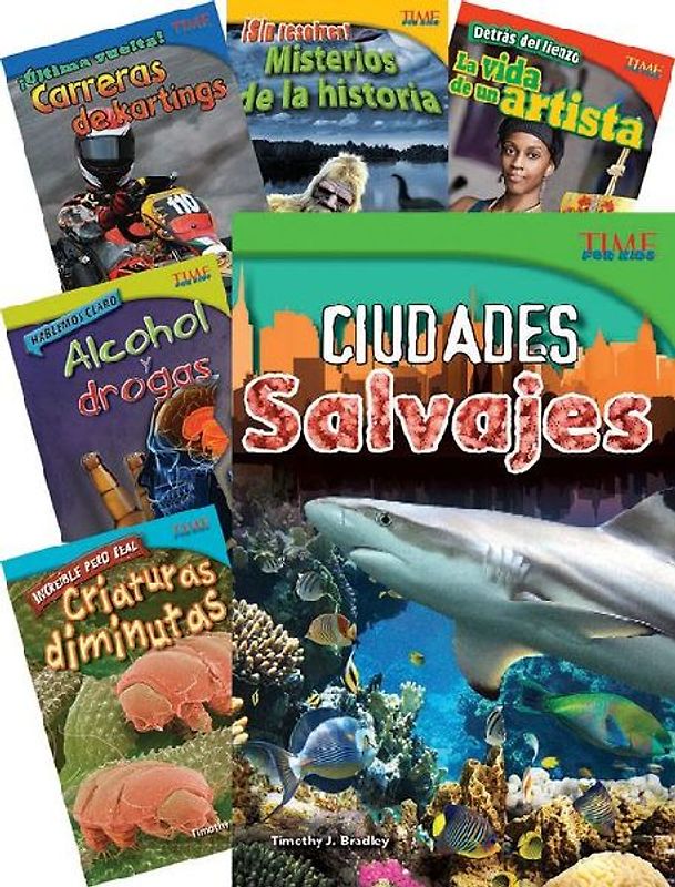 Time for Kids(r) Informational Text Grade 4 Spanish Readers Set 3 10-Book Set