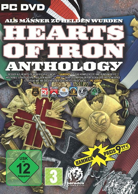 Hearts of Iron Anthology (Hammerpreis) PC Spiele
