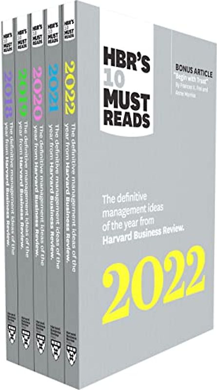 5 Years of Must Reads from HBR: 2022 Edition (5 Books) (HBR's 10 Must Reads)