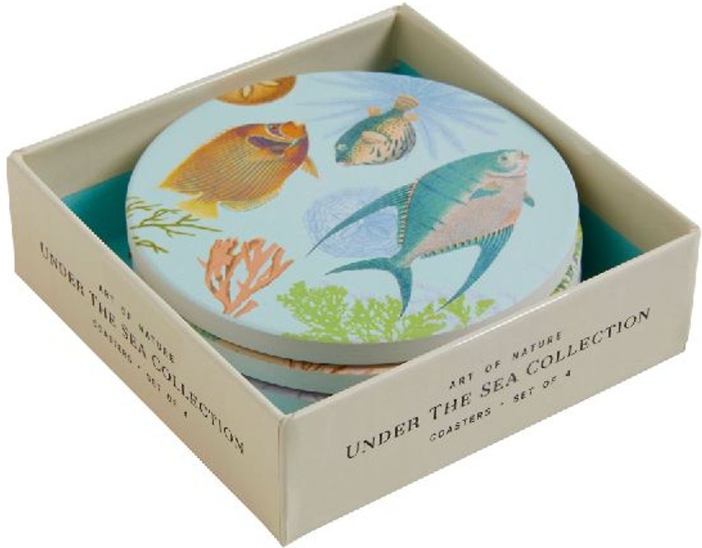 Art of Nature: Under the Sea Coaster Set (Set of 4)