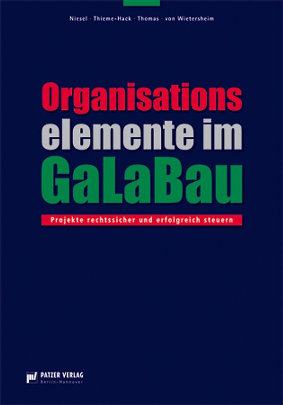 Organisationselemente im GaLaBau