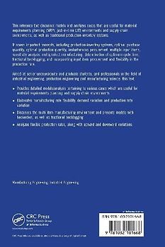 Manufacturing Inventory and Supply Analysis