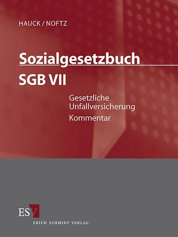 Sozialgesetzbuch (SGB) – Gesamtkommentar / Sozialgesetzbuch (SGB) VII: Gesetzliche Unfallversicherung - Einzelbezug