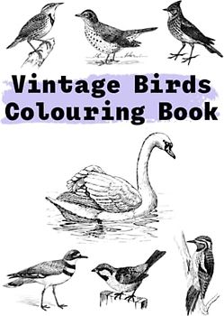 Vintage Birds Colouring Book for Adults