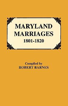 Maryland Marriages 1801-1820