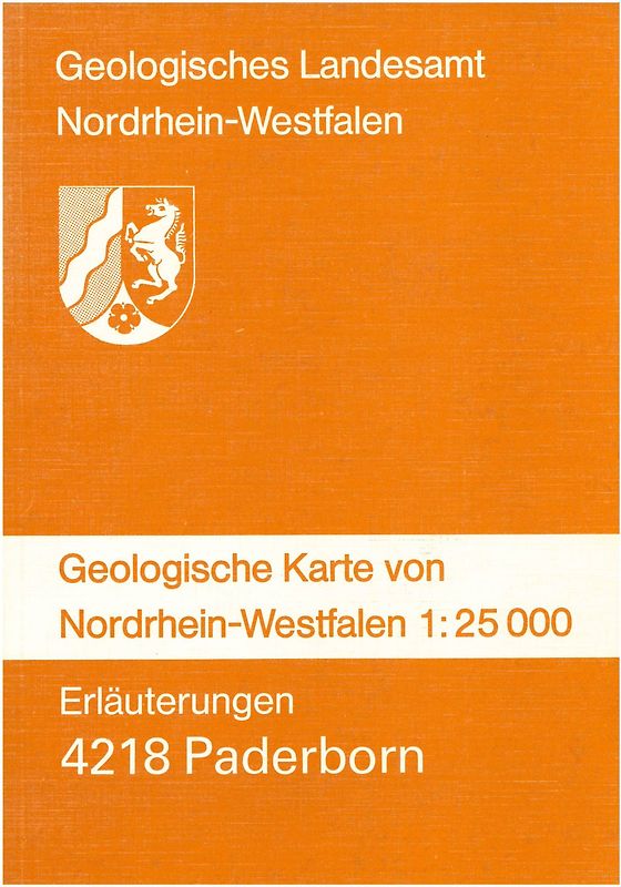 Geologische Karten von Nordrhein-Westfalen 1:25000 / Paderborn