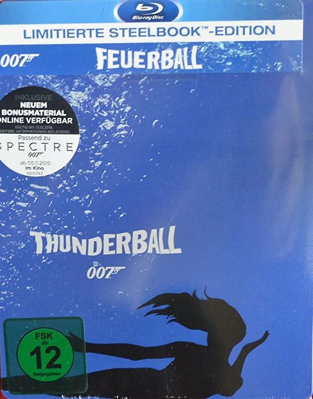 James Bond 007 - Feuerball [Limited Edition, Steelbook] Blu-ray Disc