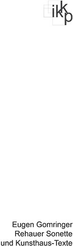 Rehauer Sonette und Kunsthaus-Texte