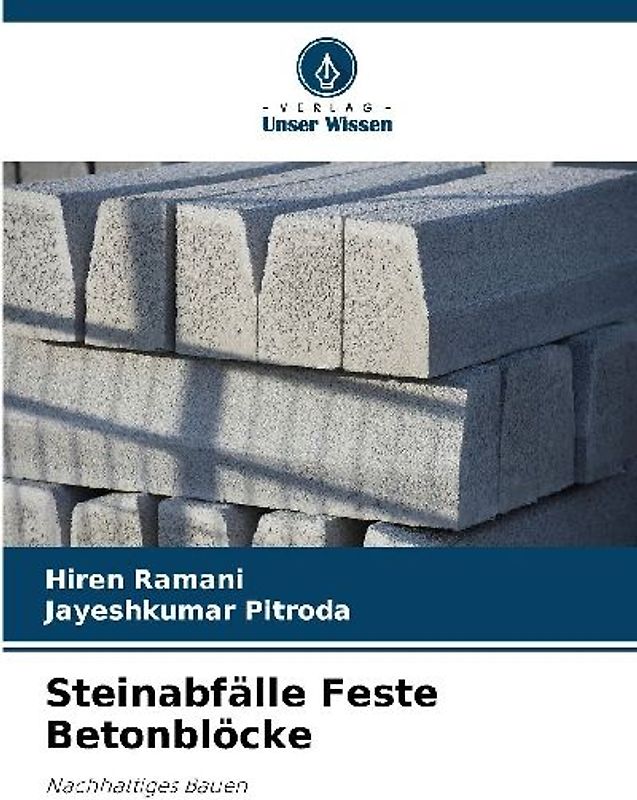 Steinabfälle Feste Betonblöcke