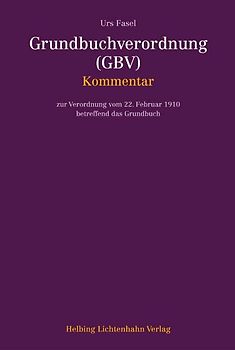 Kommentar zur Grundbuchverordnung
